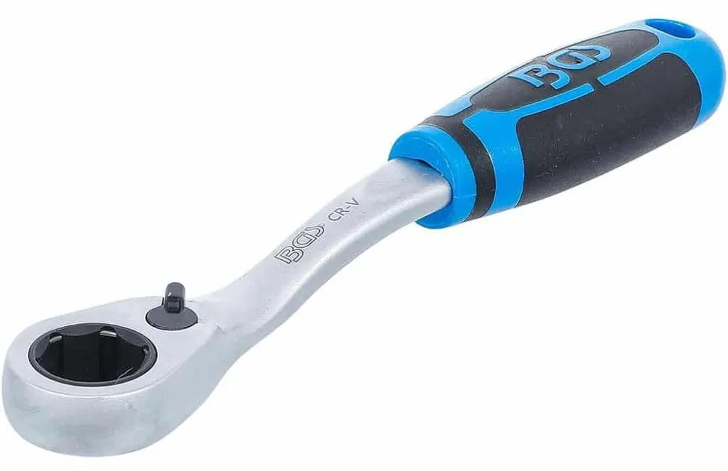 Cliquet 19 mm Robuste et Traversant D-Work en Acier pour Zone Étroite