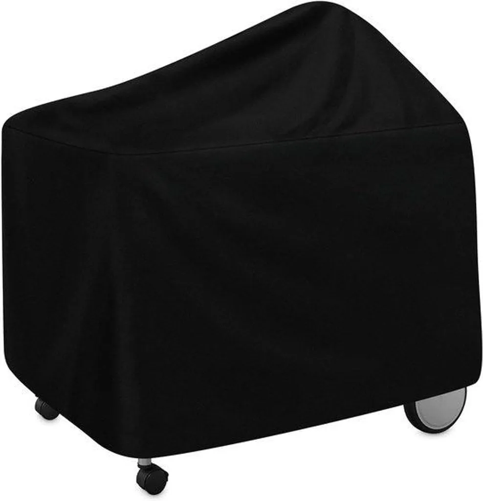 Housse barbecue imperméable 55 cm anti-UV en tissu Oxford noir durable