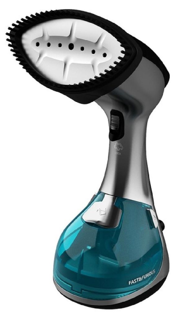 Cecotec Fast&Furious 4050 X-Treme, Tragbare Dampfbürste, 0,265 l, 0,2 min, Schwarz, Grau, Türkis, Tasten, 35 g/min