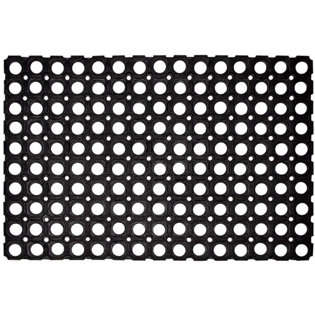 Hamat Rubberen Deurmat Domino Ring 40X60 Cm Zwart Produktbild 