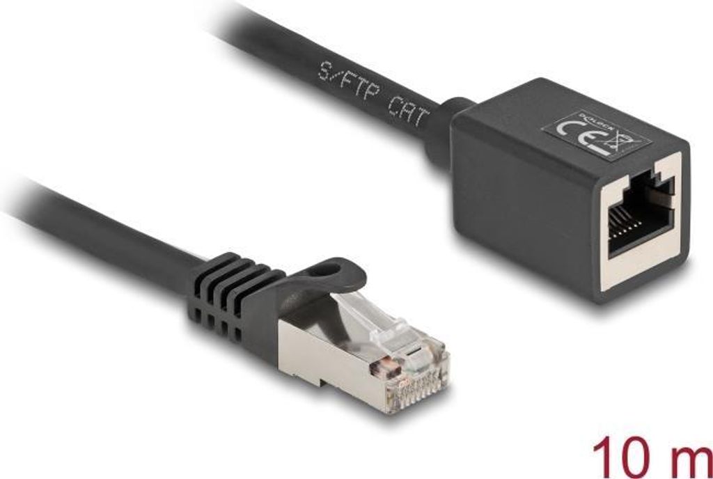 DELOCK Netzwerk Verlängerungsk.S/FTP RJ45 St zu RJ45 10m