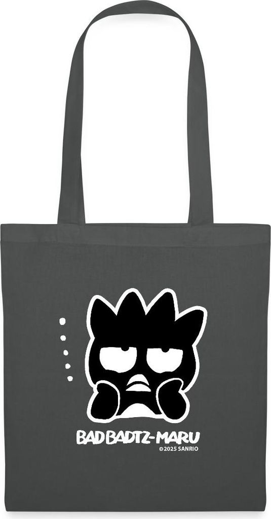 Spreadshirt Bad Badtz-Maru Portrait Stoffbeutel, One size, Graphite