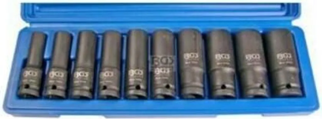 Kit douilles profondes 1/2 pour mécanique auto et maintenance BGS 5206 10-24