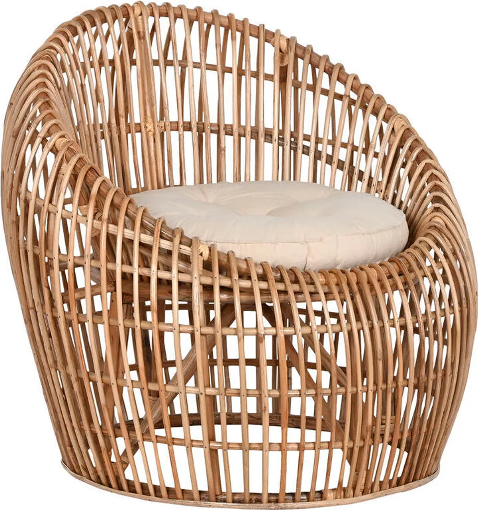 Chaise de jardin pour terrasse et balcon en Bambou Home ESPRIT 70 cm