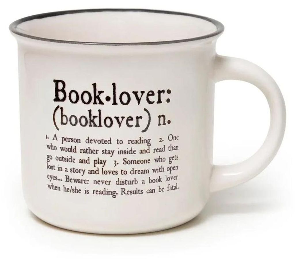 Legami Cup-Puccino Mug Book Lovers, Kaffeetasse, Tasse, Becher, New Bone China, 350 ml, CUP0045