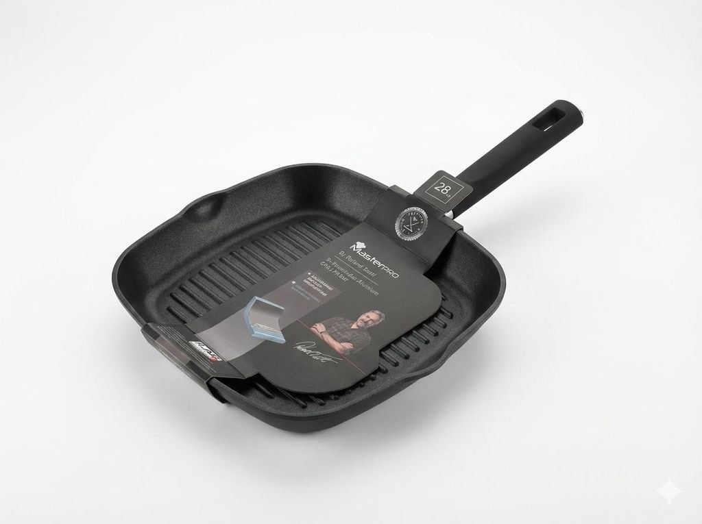 Masterpro by Roland Trettl Alu-Grillpfanne Ø 28 cm Produktbild 