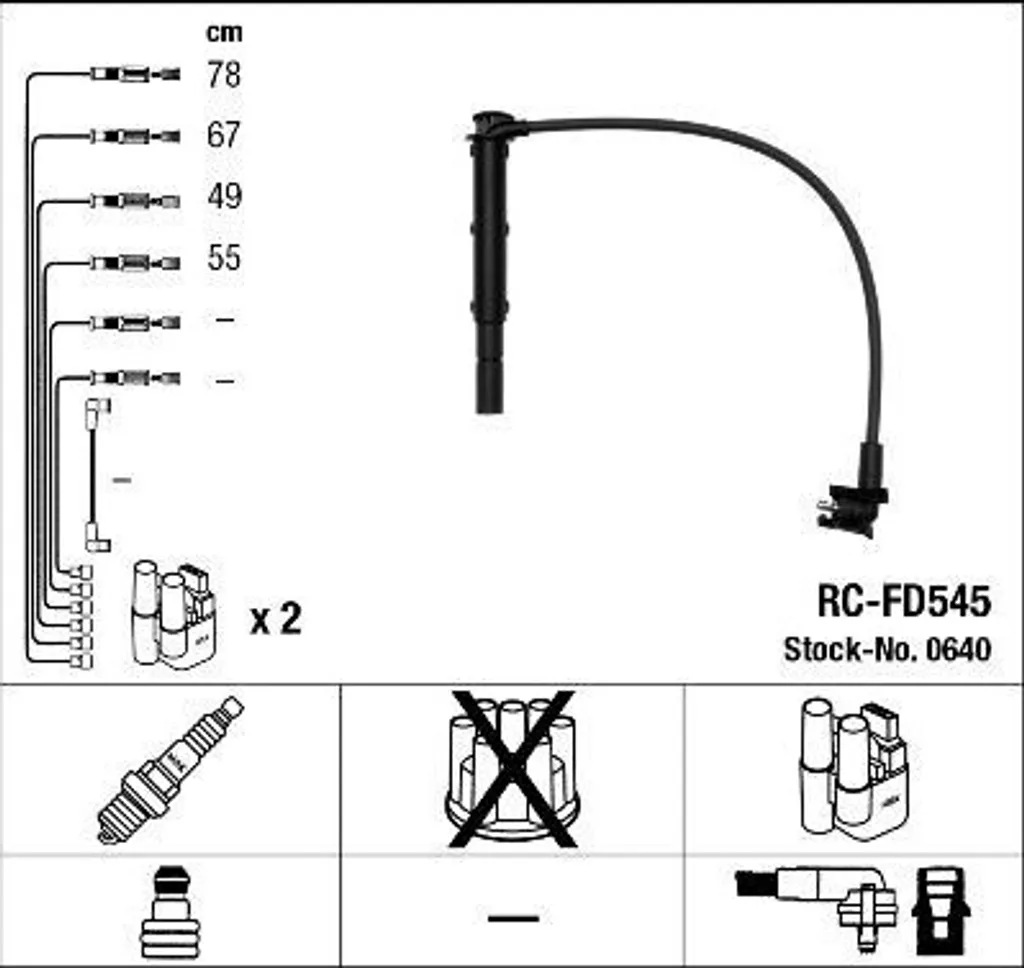 Rigenera la tua Galaxy con i Cavi Candela NGK 640 OE 6592245