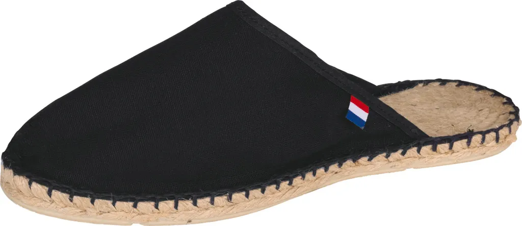 Chaussure mule caribéenne style espadrille plate pour femme bohème