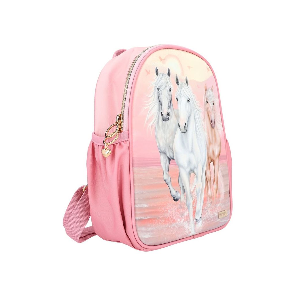 Borsa Miss Melody Sundown Depesche - Tracolla Rosa Con Applicazioni Dorate Per Ragazze - Foto 4