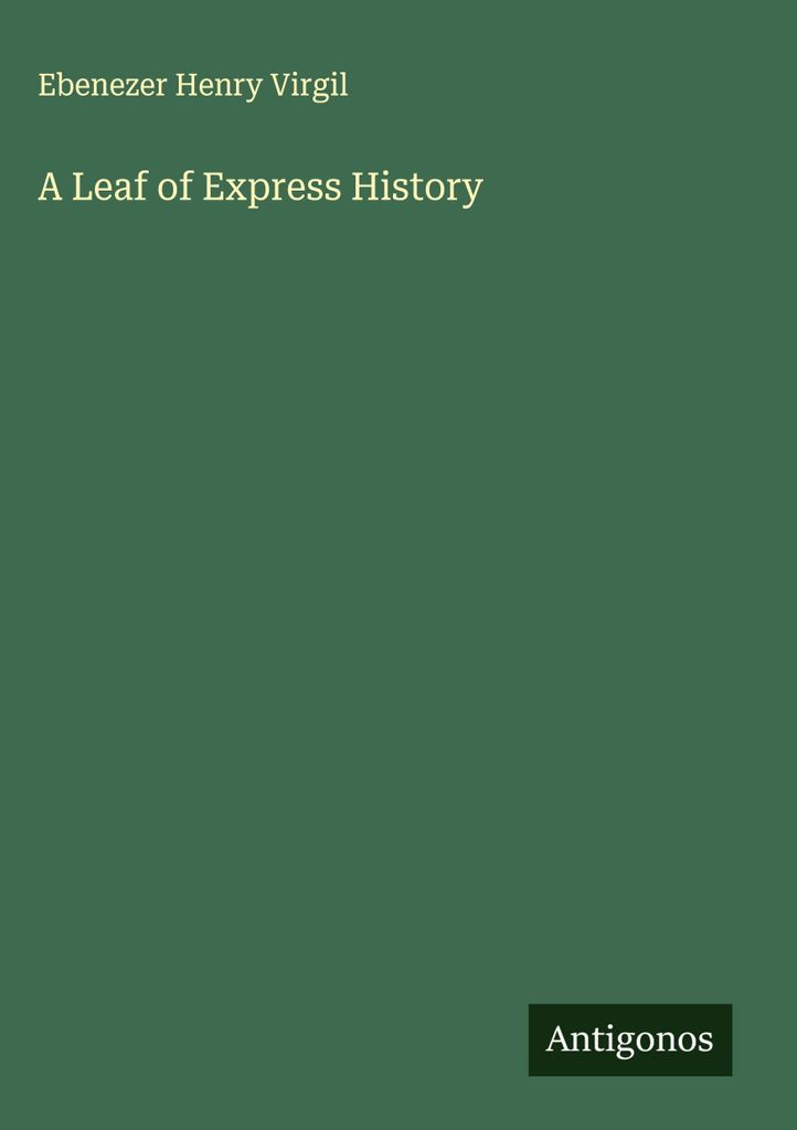 Ein Blatt der Express-Geschichte