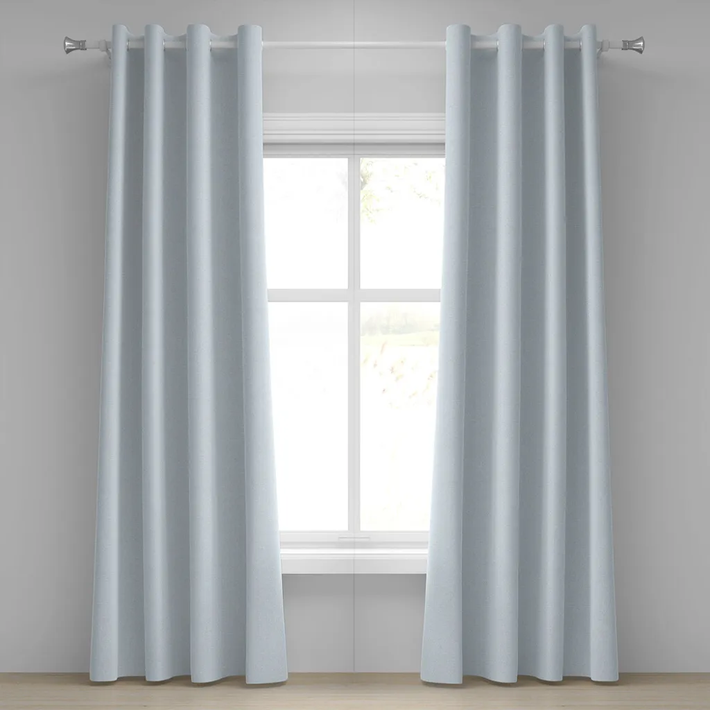Rideau à œillets celtique bleu clair 280x175 cm ABAKUHAUS décor vintage