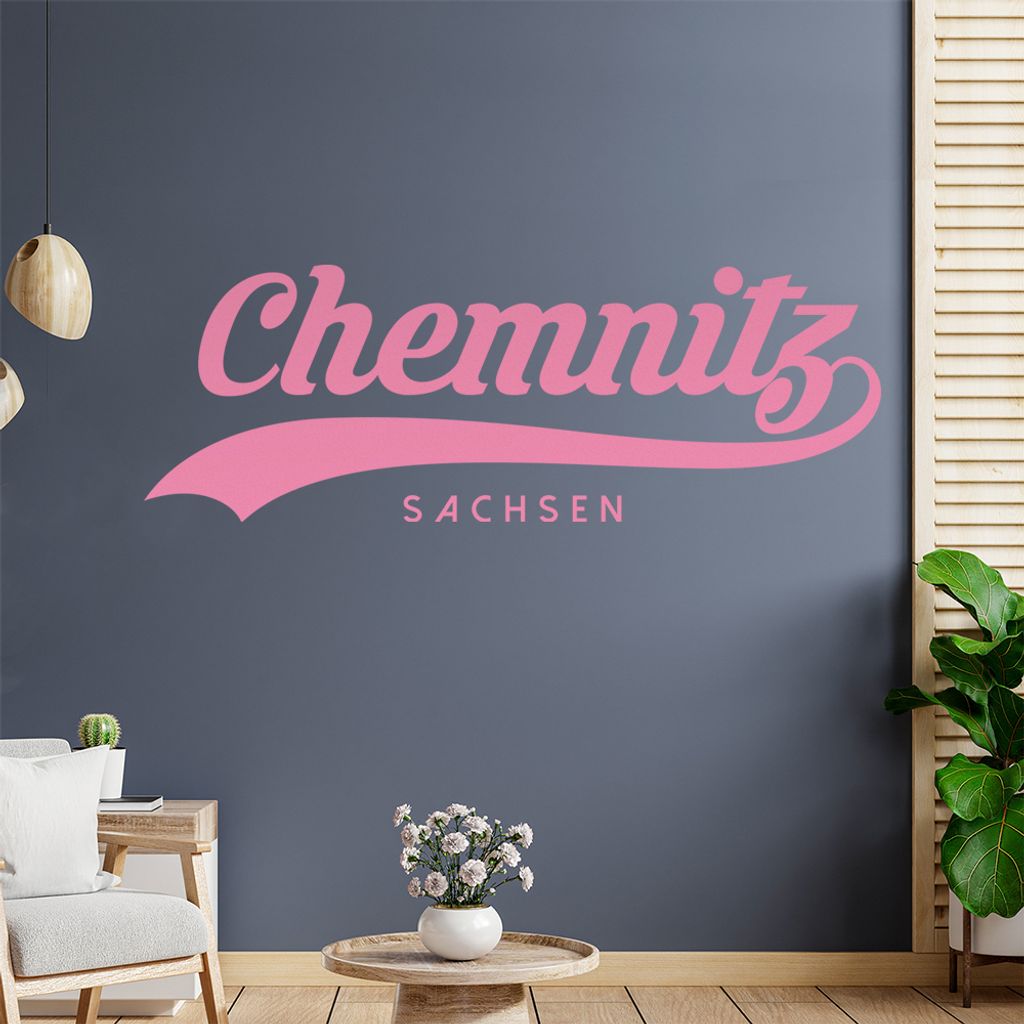 Chemnitz Sachsen Wandtattoo Wandaufkleber Wall Sticker - Dekoration, Küche, Wohnzimmer, Schlafzimmer, Badezimmer