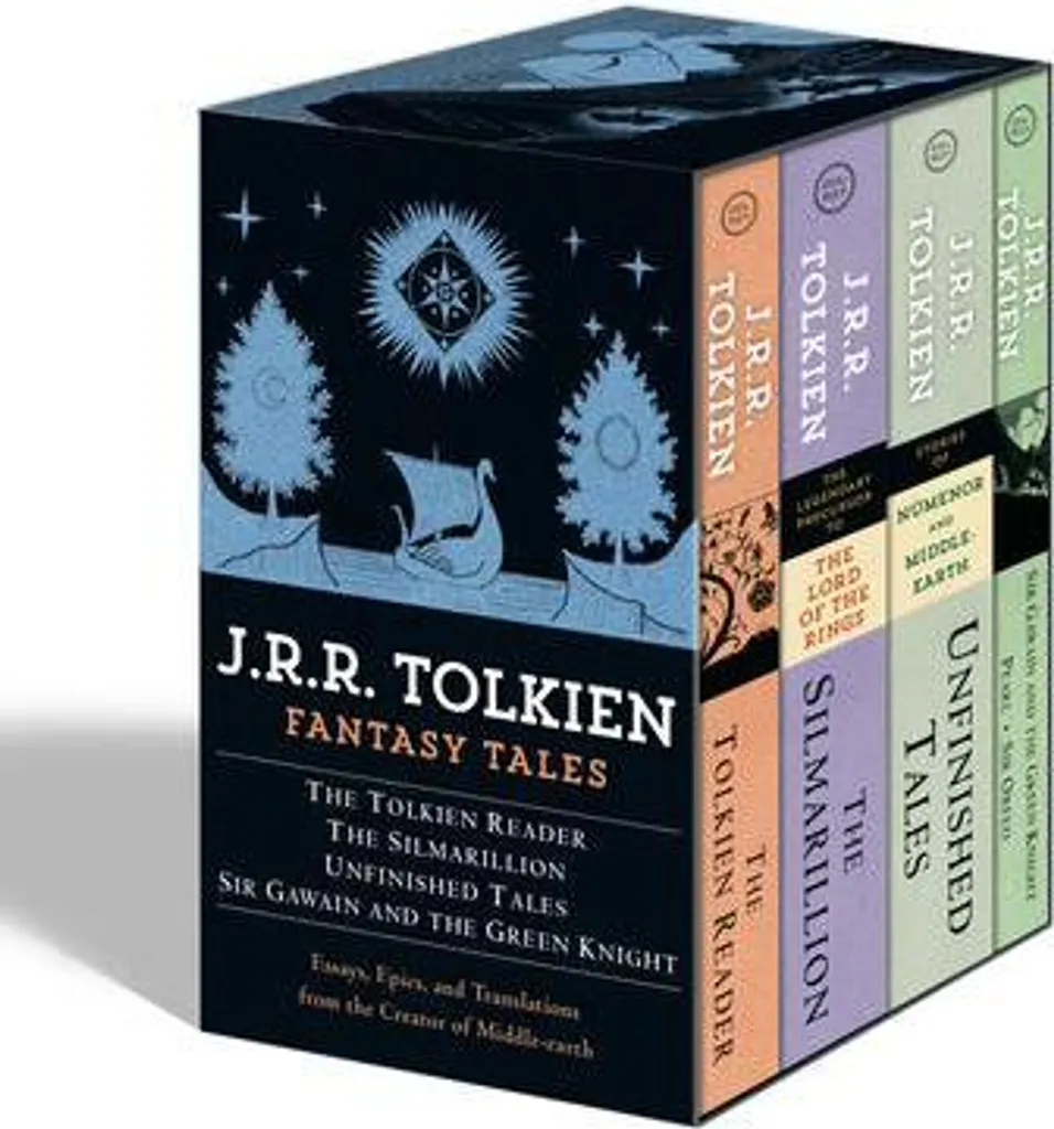 Coffret Tolkien Fantasy Tales anthologie intégrale pour bibliothèque