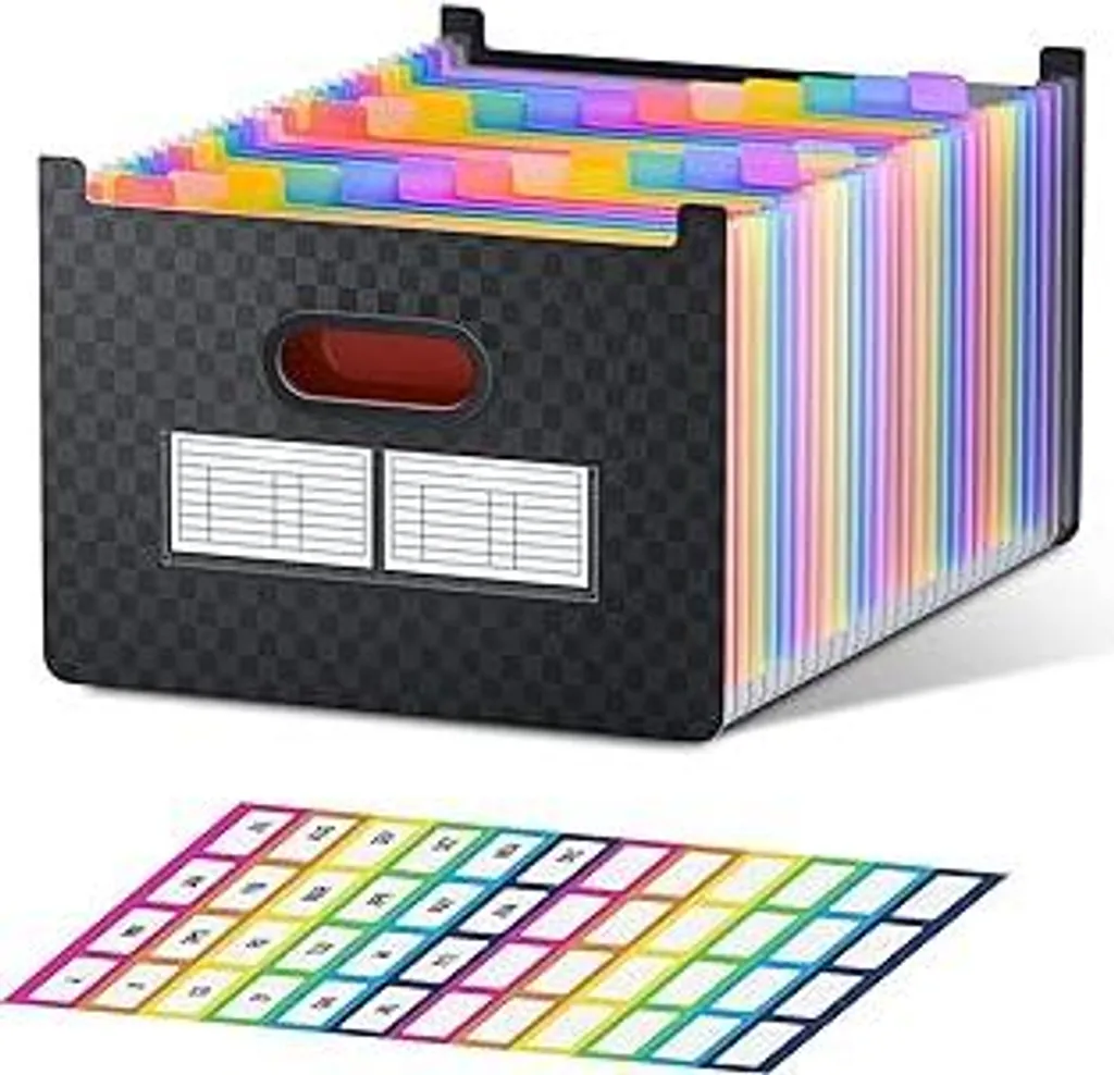 Organizzatore Documenti Verticale ThinkTex A4 | 26 Tasche Alta Capacità