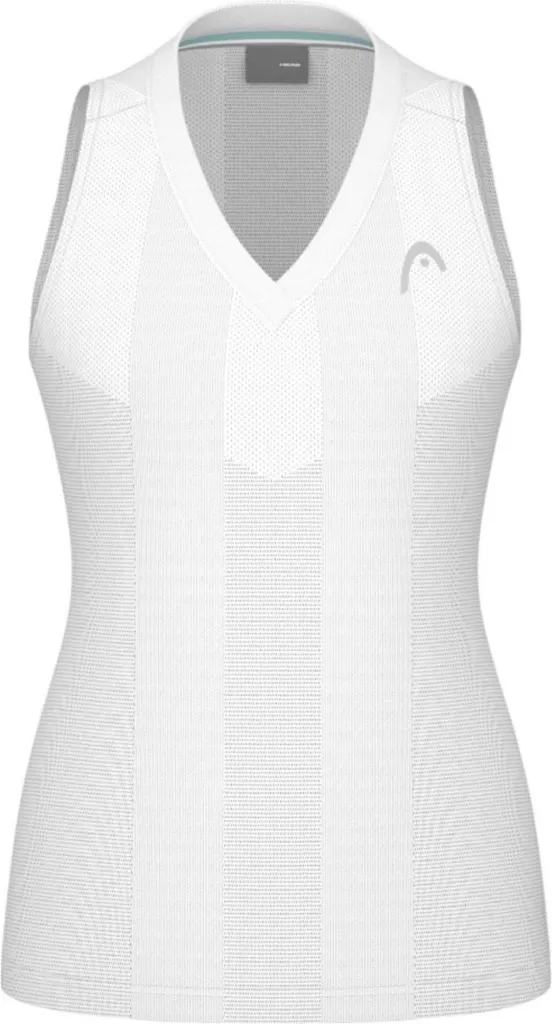 Haut de Sport Head 814025WH respirant en maille technique blanche