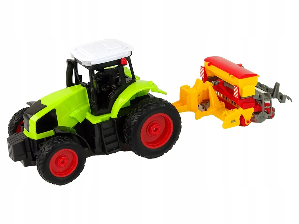 Véhicule agricole télécommandé 1:16 avec botteleuse pour enfant vert