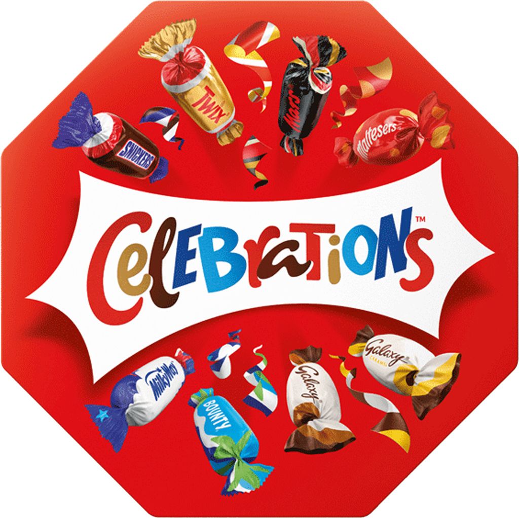 Emballage cadeau Celebrations 44 chocolats emballés Image du produit 