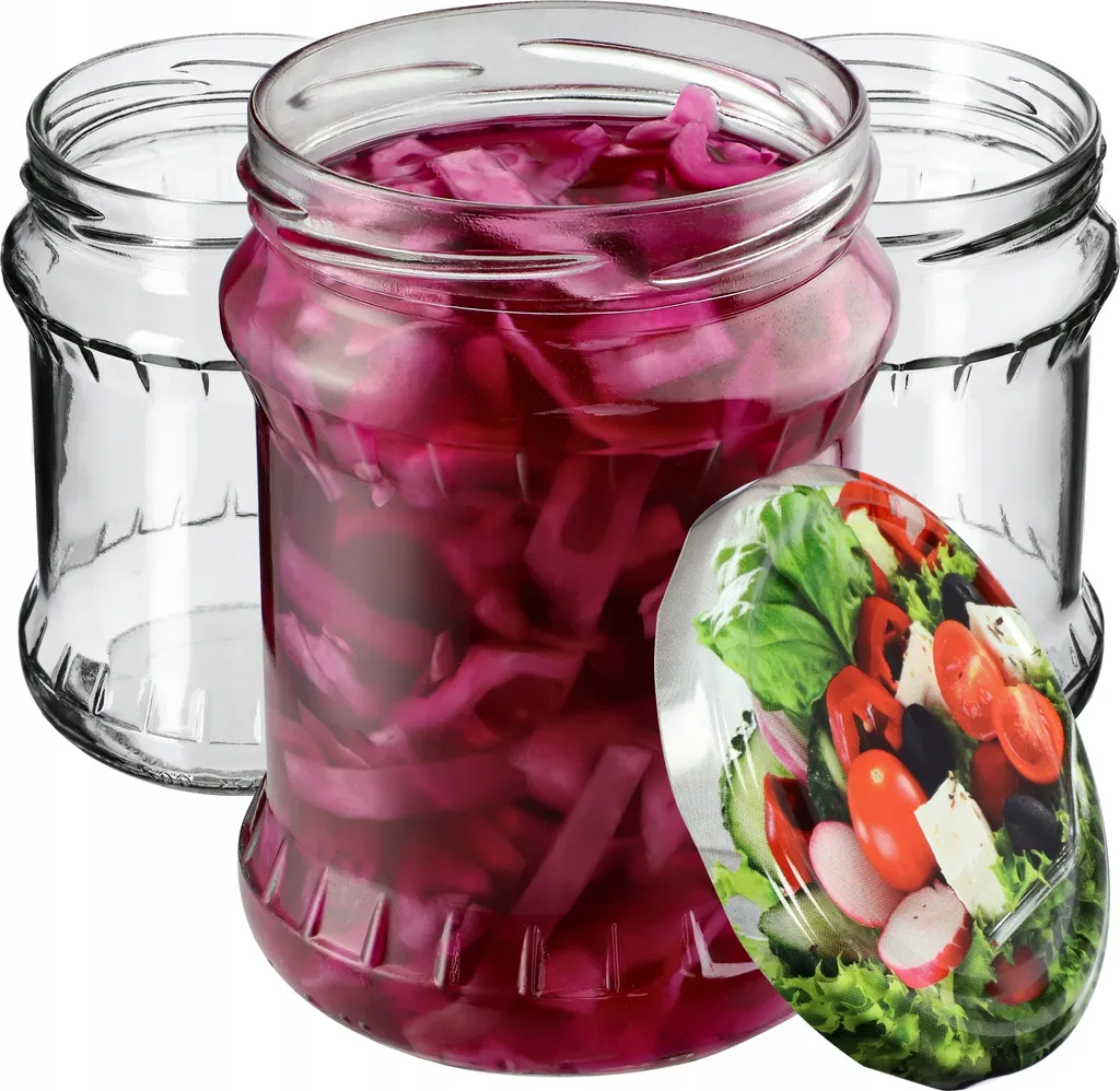 48 Vasetti Conserve KADAX 500ml Kisko - Vetro Alimentare Termoresistente