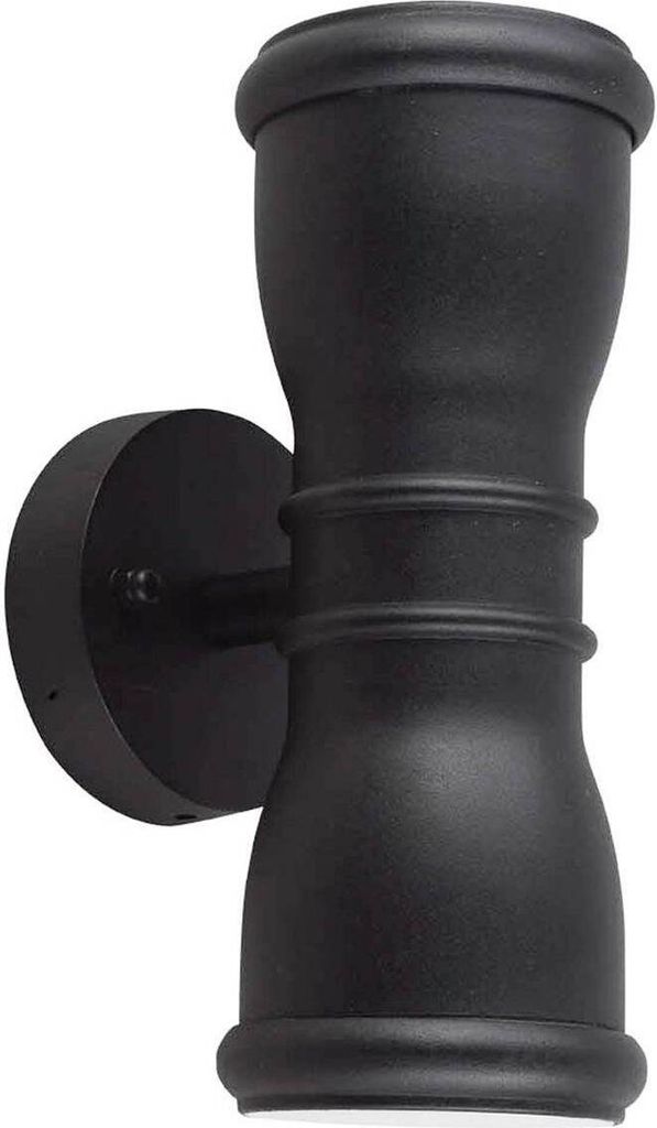 Elstead Malvern LED Außen-Wandleuchte GU10 2-fach Schwarz Produktbild 1