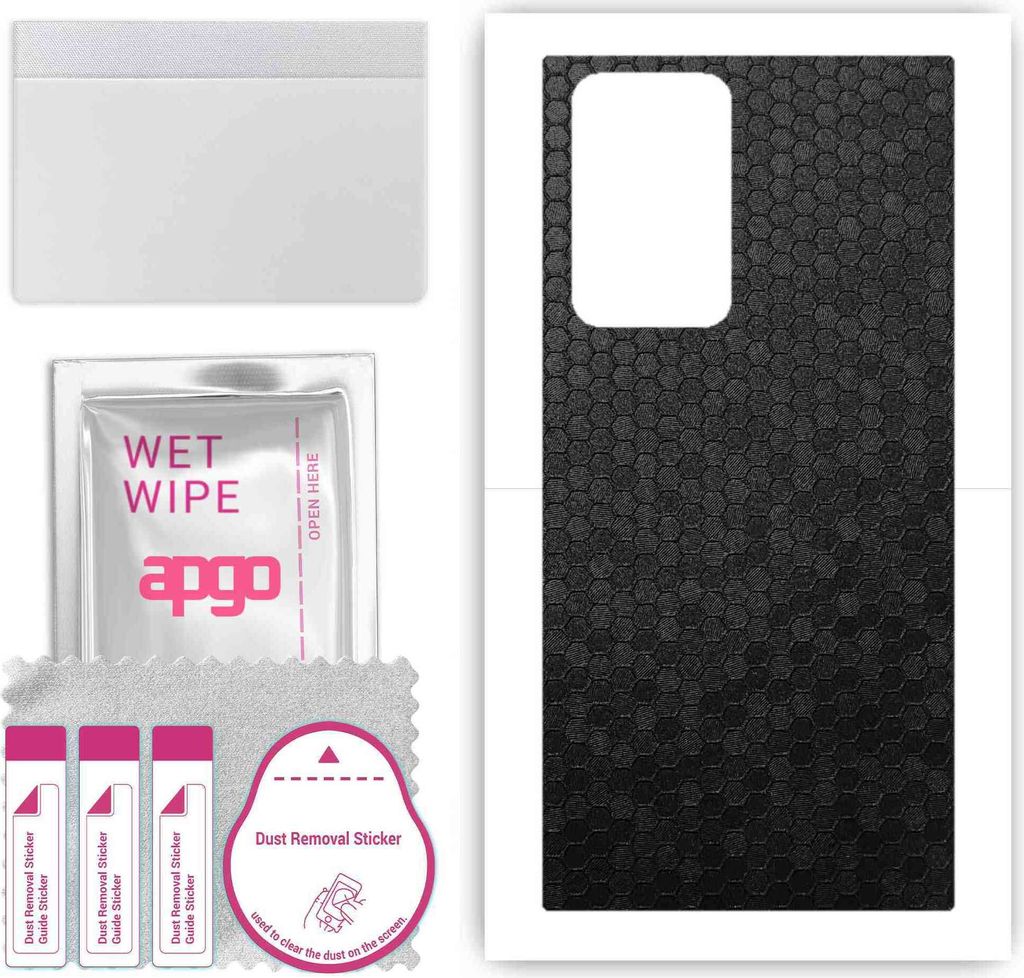 apgo Rückseite Schutzfolie, Skin, kompatibel mit Samsung Galaxy Note 20 Ultra 5G, Hinten Displayschutzfolie aus Vinylfolie, kratzfest, einfache Mo...