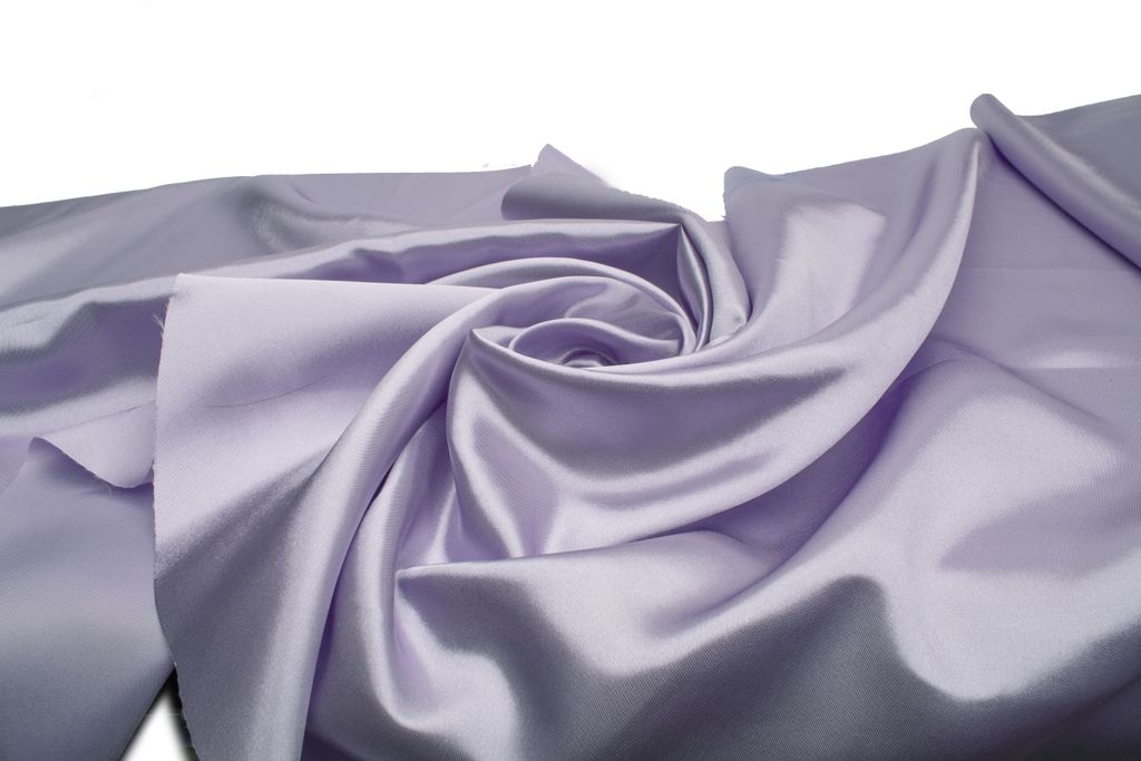 Satin ohne Elasthan, glatter Satin mit Glanz, Heide, 50 x Produktbild 
