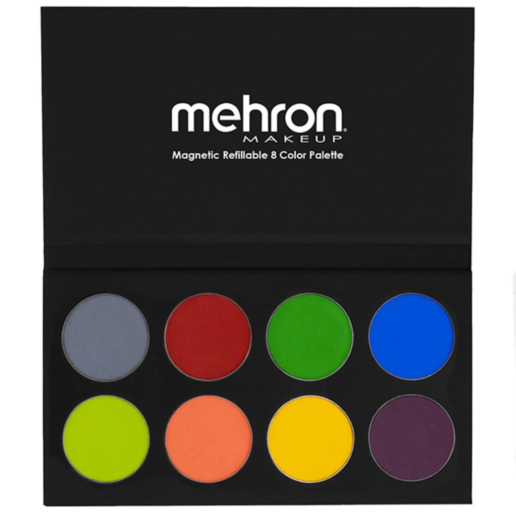 Mehron paradise makeup aq 8-color palette tropical