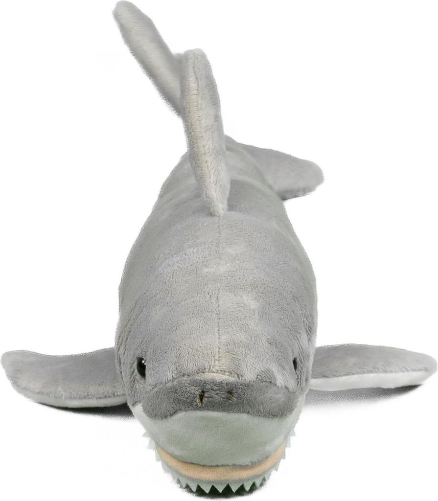 Kuscheltier Hai grau/weiß 38 cm Plüschhai