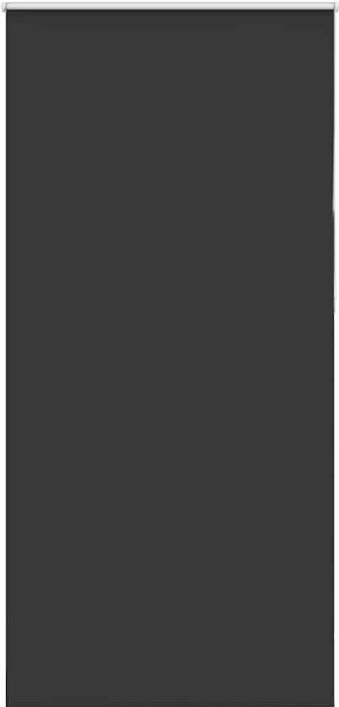 vidaXL Verdunkelungsrollo Schwarz 110x230 cm Stoffbreite 105,7 cm