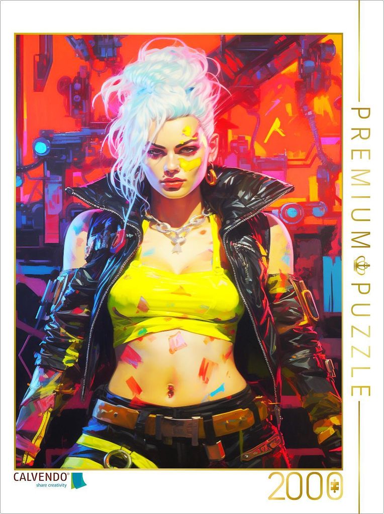CALVENDO Puzzle Android-Verführerin | 2000 Teile Lege-Größe 90x67cm Foto-Puzzle für glückliche Stunden