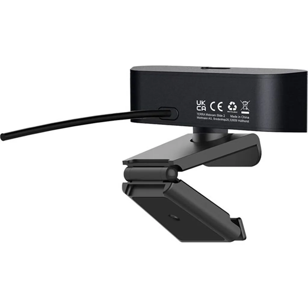 Webcam Full-HD 1080p TERRA Slide 2 avec Micro Stéréo et Cache de Sécurité - 2