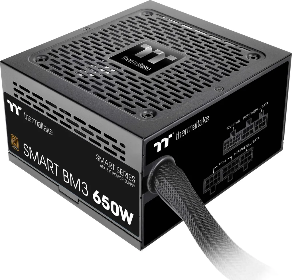 Alimentation PC Gaming 650W Thermaltake Smart BM3 pour Montage ATX