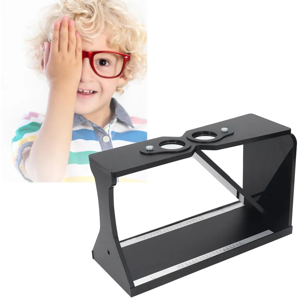 Stéréoscope professionnel réglable avec double colonne noir robuste - 11
