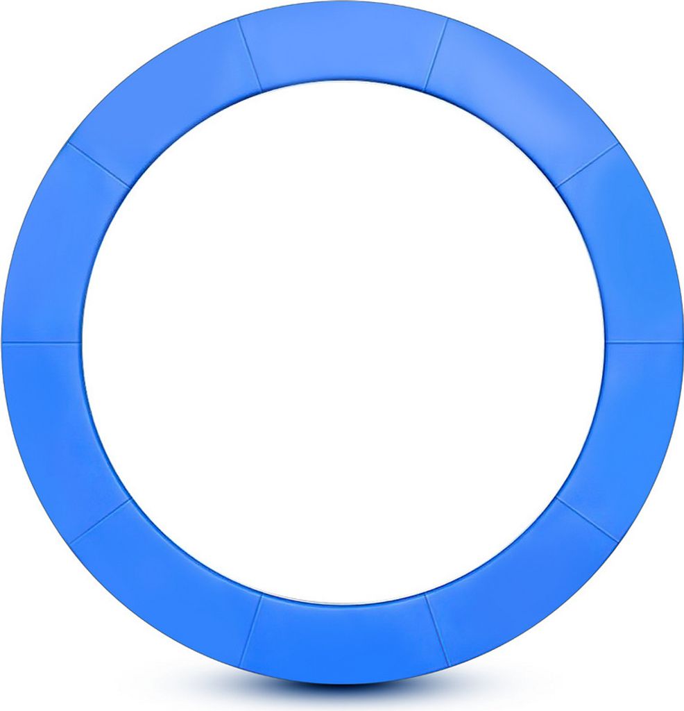 Trampolin Randabdeckung Ø 244cm 30cm breit 100% UV-beständig Reißfest Wetterbeständig Universell Federabdeckung Randschutz, Größe:244cm,Farbig