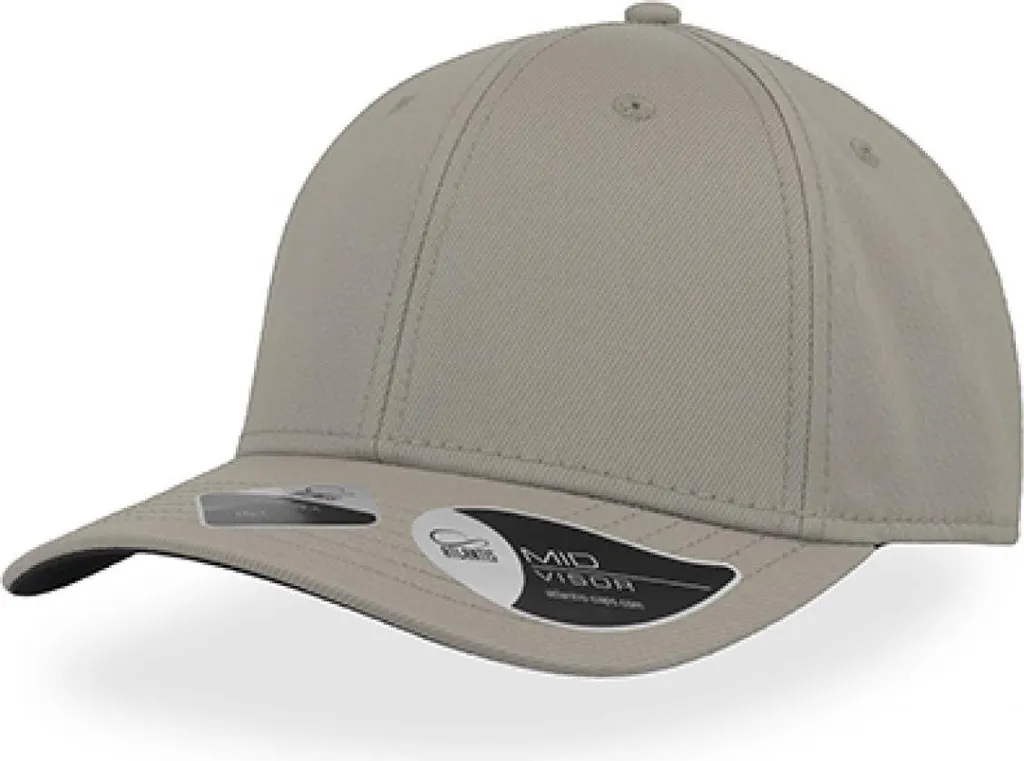 Atlantis BASE | Base Cap, Cappello a 6 pannelli - Colore: Grigio - Taglia: Unica