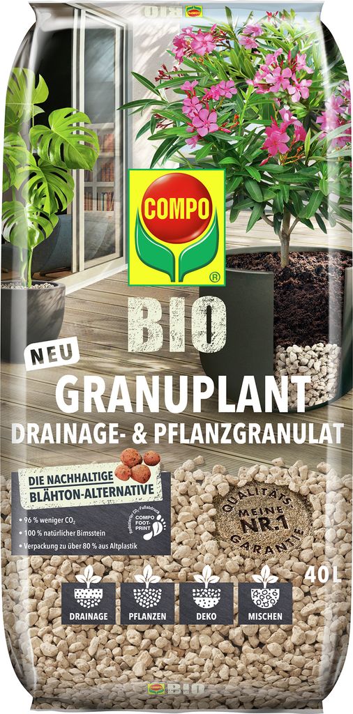 COMPO  Granuplant Drainage- und Pflanzgranulat - 40 Liter Produktbild 