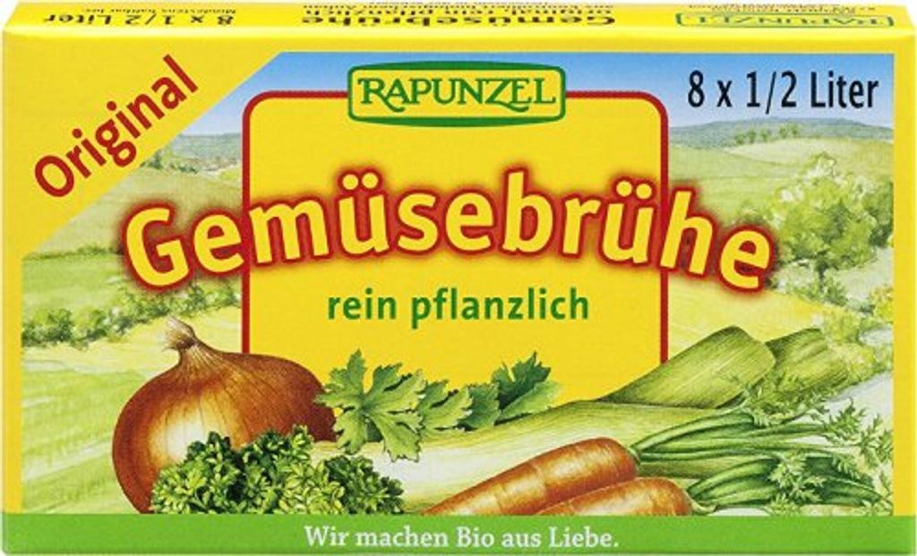 Rapunzel - Bouillon de légumes en cubes avec levure- 8 Image du produit 