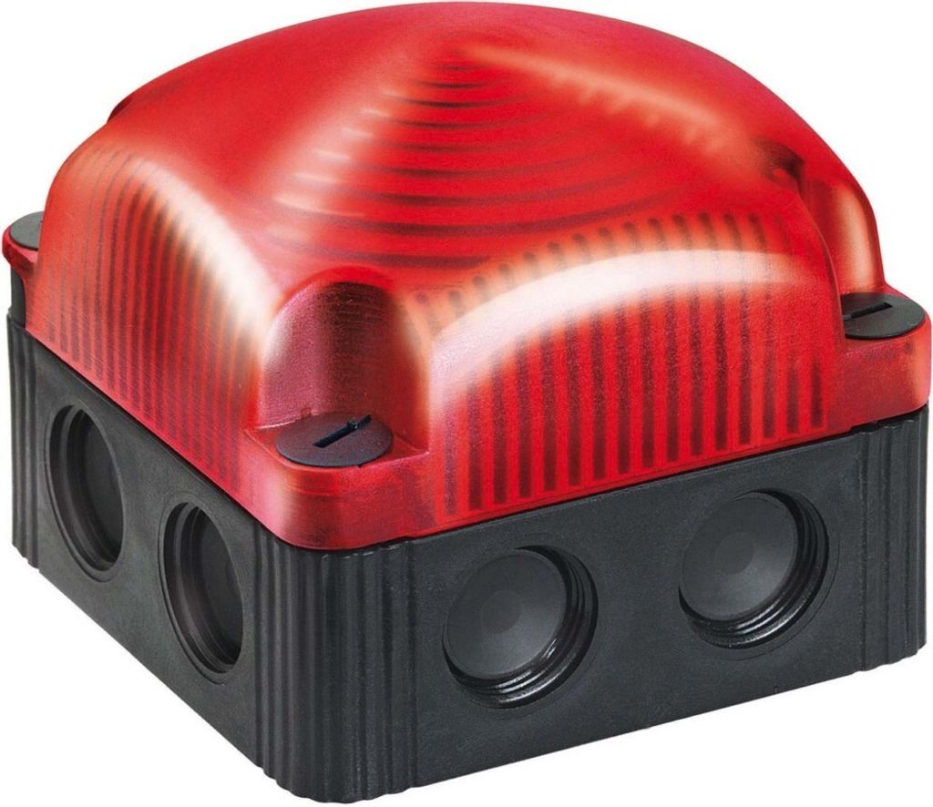 WERMA Signaltechnik Signalleuchte LED 853.110.60 Blitzlicht 230 V/AC