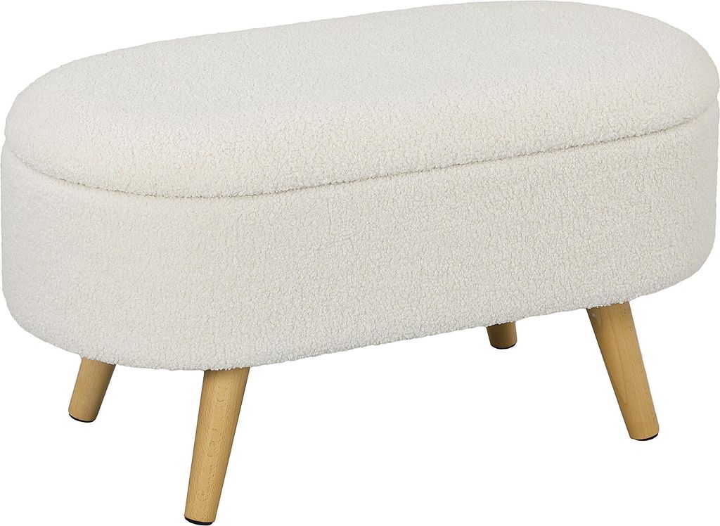 HOMCOM Banc avec espace de rangement, banc rembourré avec Image du produit 