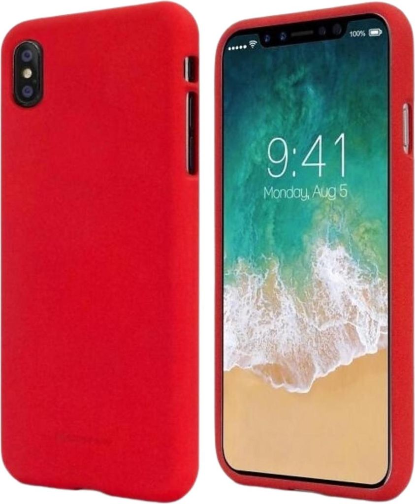Mercury Soft feeling Hülle für Realme 8 - Rot KP19551