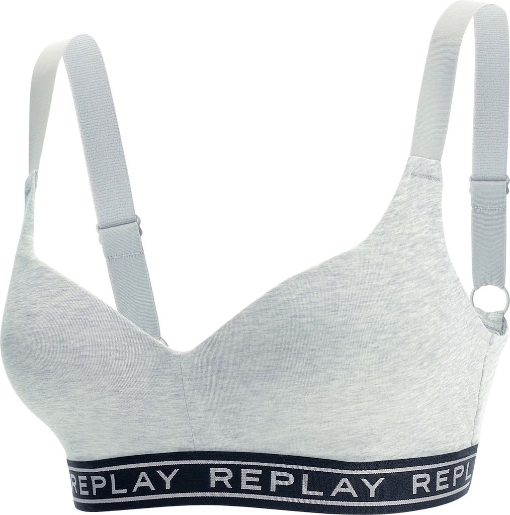 Replay Bustier Gepolstertes Bustier mit verstellbaren Trägern