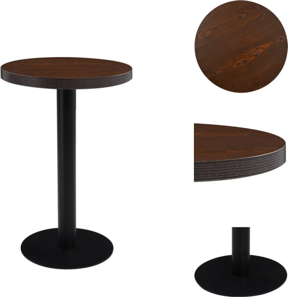 Table de bistrot stable et compacte 50 cm pour appartements exigus