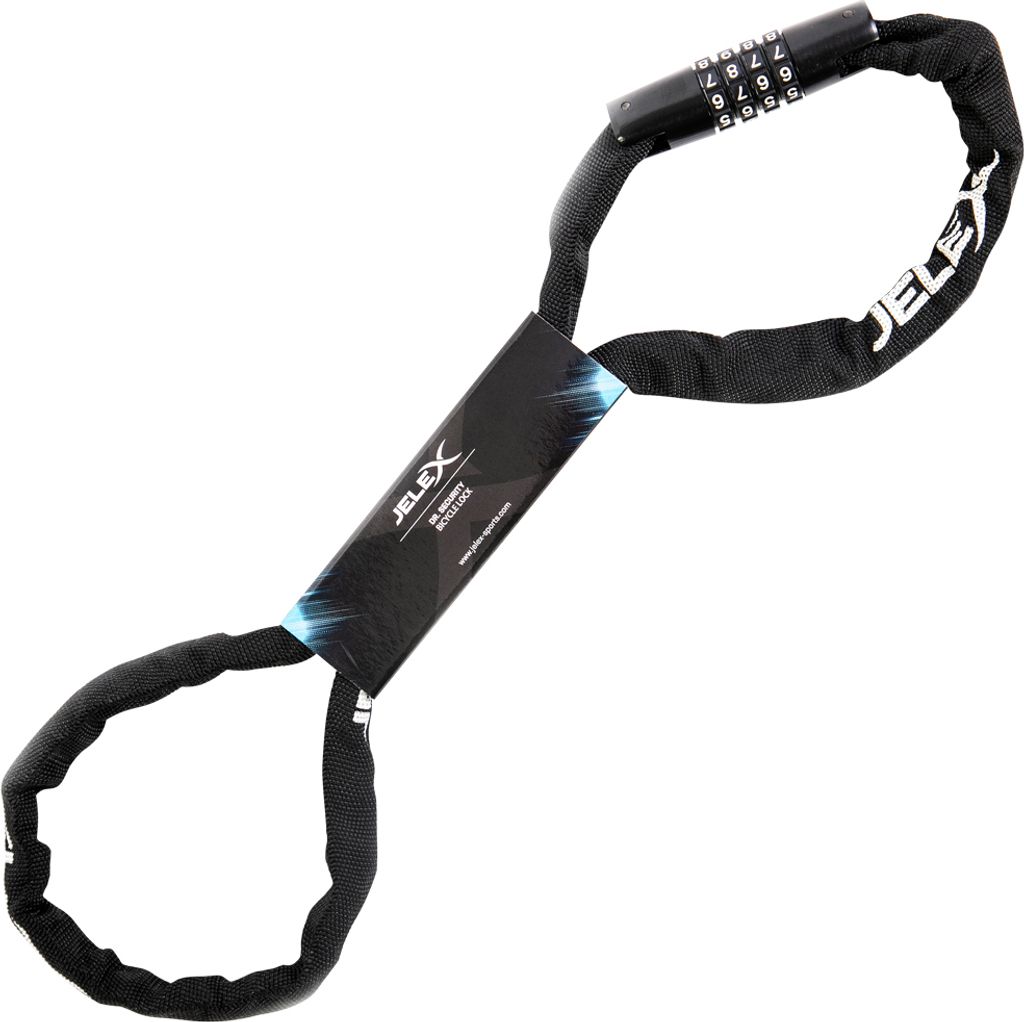 Einheitsgröße JLX-168|JELEX Dr.Security Fahrradschloss schwarz