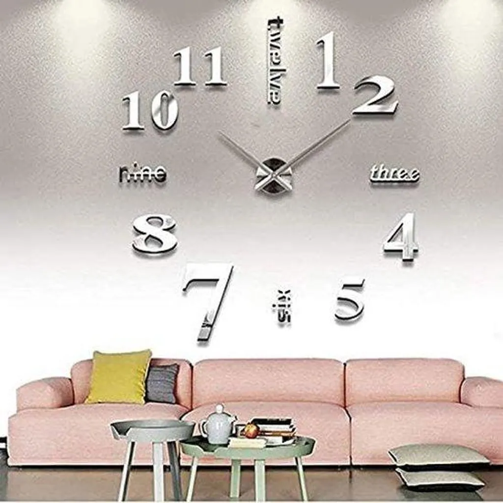 Horloge Murale Lisible sans Reflet pour Seniors et Grands Espaces