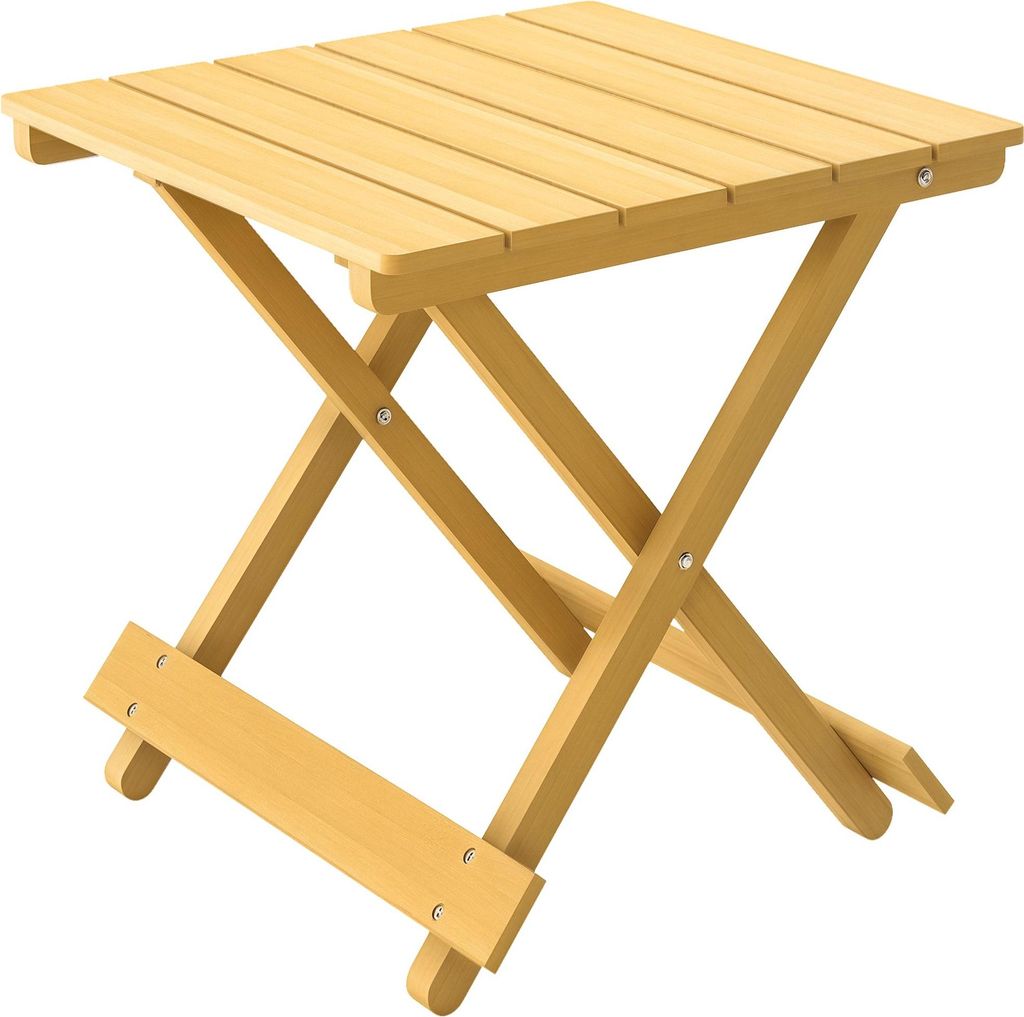 Couchtisch – Klapptisch – Holztisch – Beistelltisch – Gartentisch – Balkontisch – Campingtisch – Couchtisch aus Holz – 40 x 43 x 40...