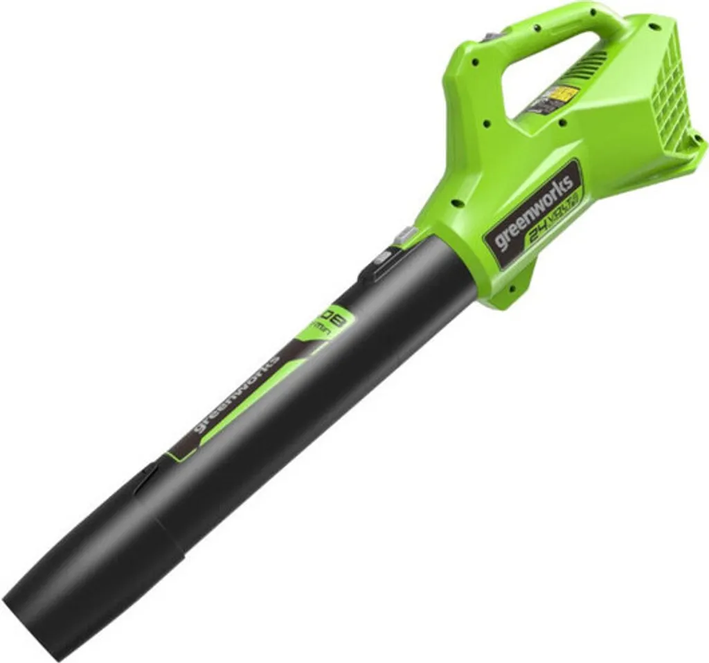 Souffleur de feuilles Greenworks 24V G24ABVII : fini le mal de dos !