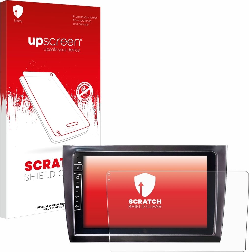 upscreen Schutzfolie für Dynavin D9-DF56 9" Displayschutz Displayschutzfolie Folie Klar Transparent