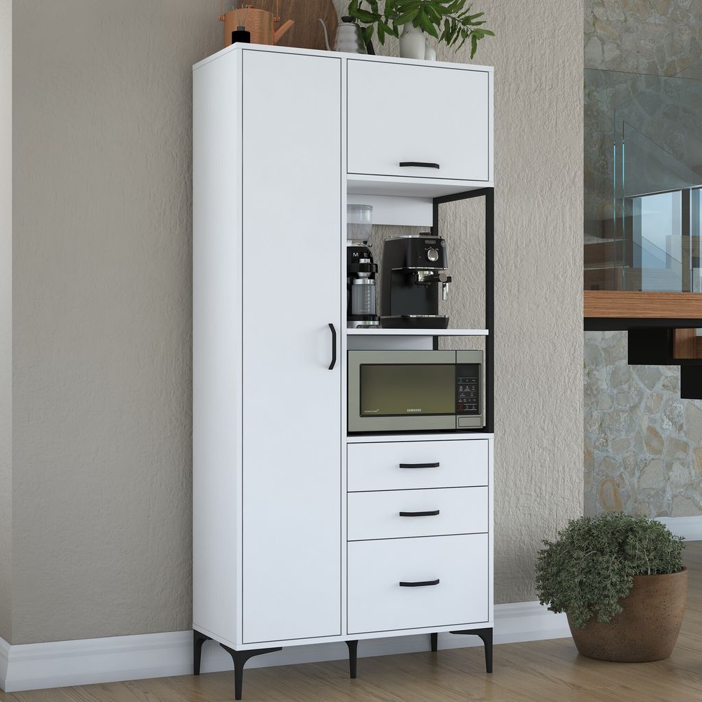 Skye Decor, JE112 - 2958, Schränke, Mehrzweckschrank, Weiß, Produktbild 