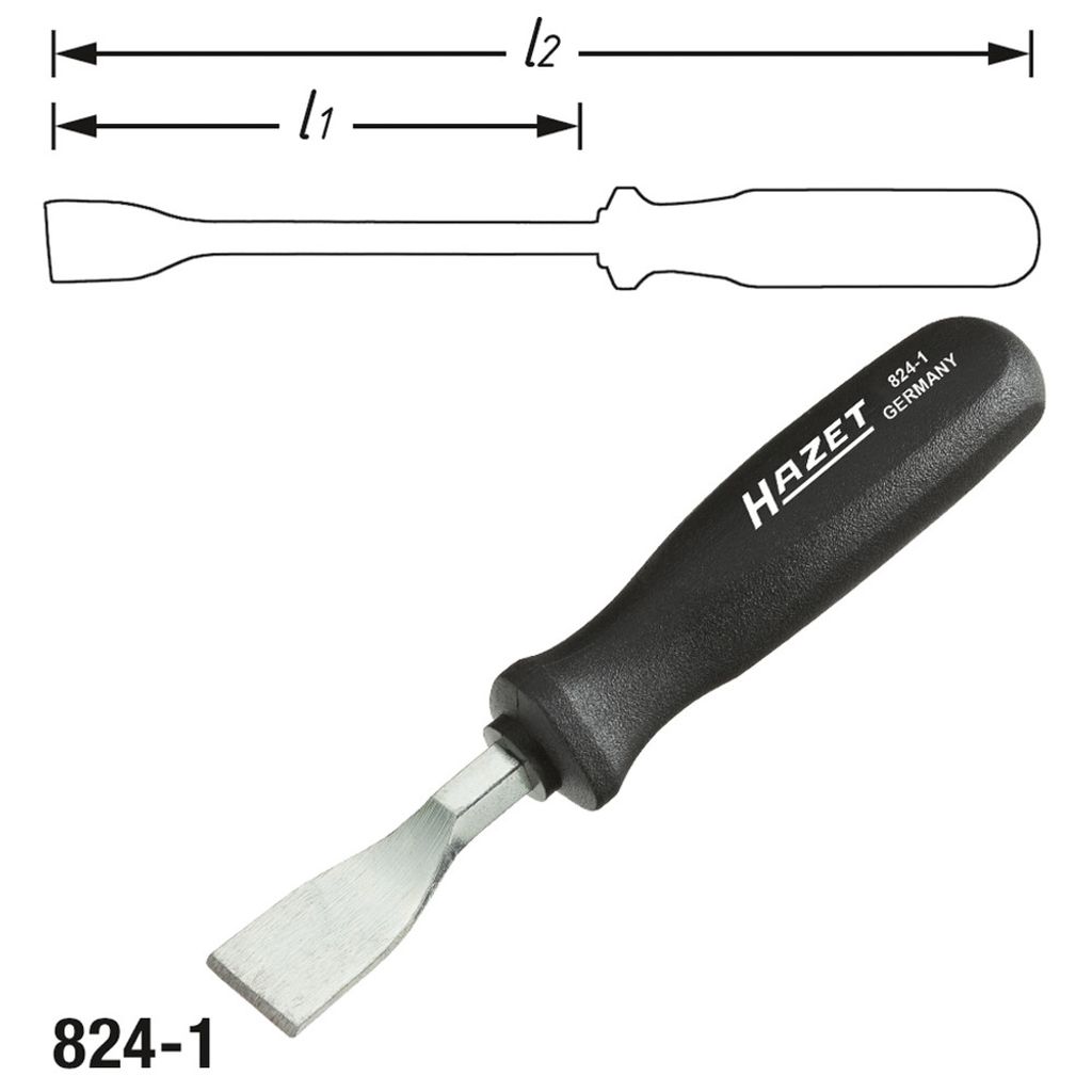HAZET 824-1 Handschaber 2,3 cm (824-1)