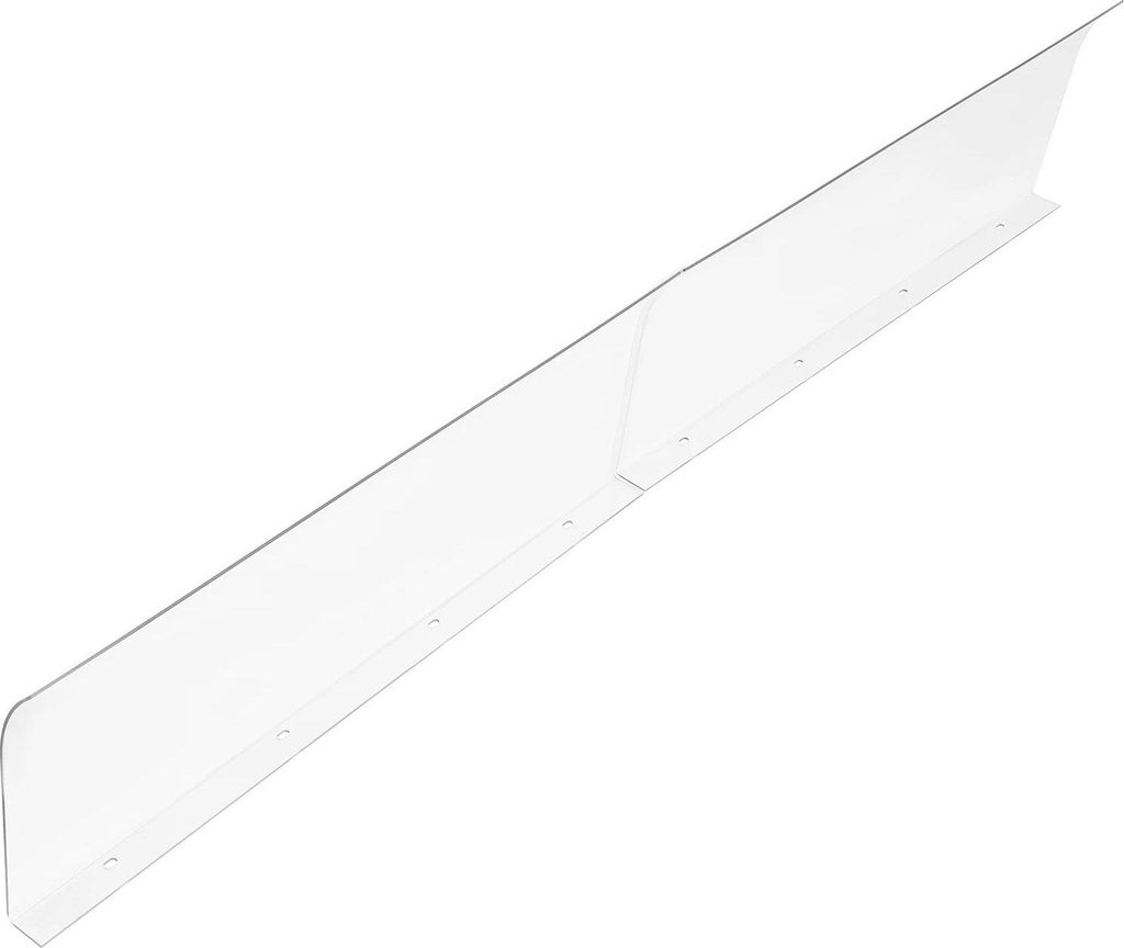 Regendach Vordach - Wandmontierte rechteckige Türüberdachung - 200×40 cm PET - Für Eingang, Fenster, Balkon, Terrasse - Transparent klar