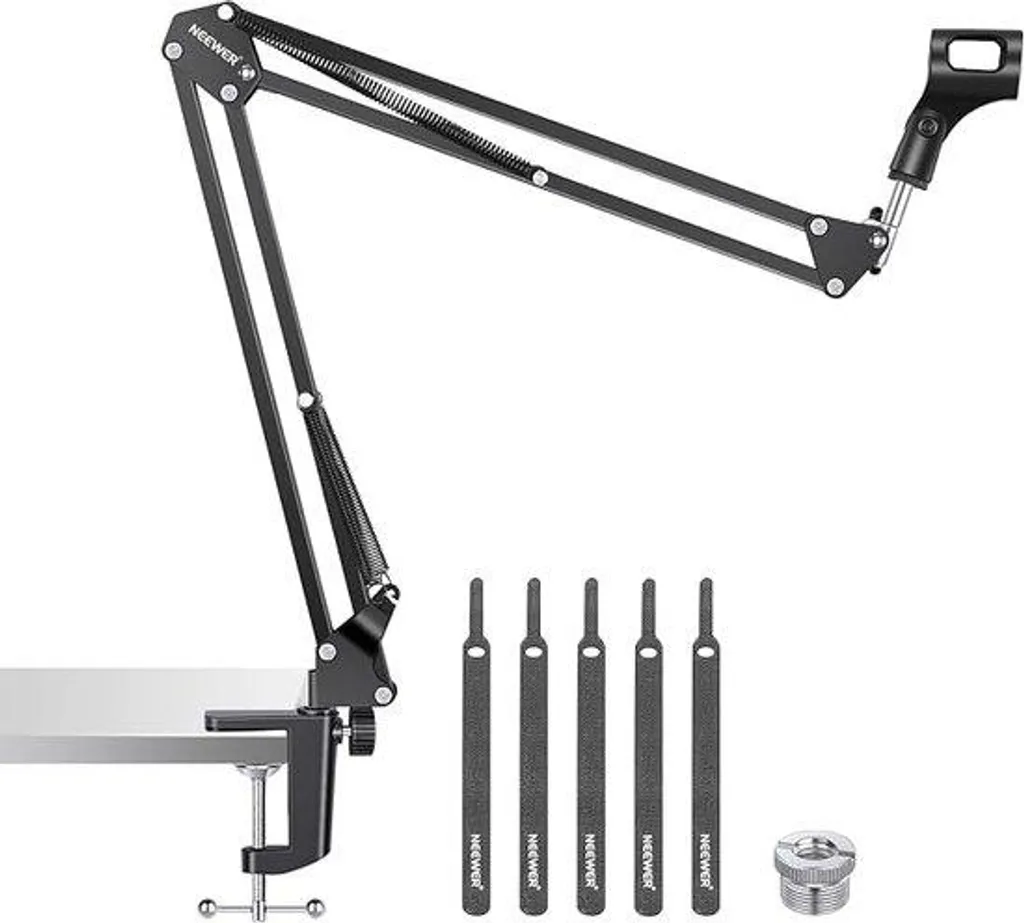 Support de microphone pour podcast - Pied de micro pour bureau
